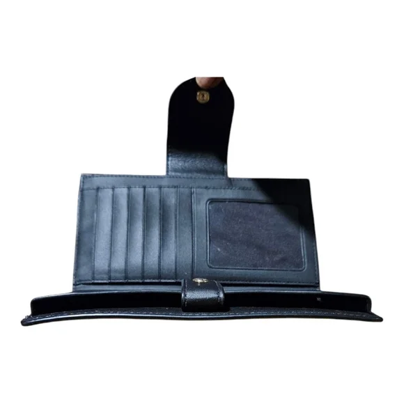 Women's Coach Wallet Brown and Black - Picture 13 of 15